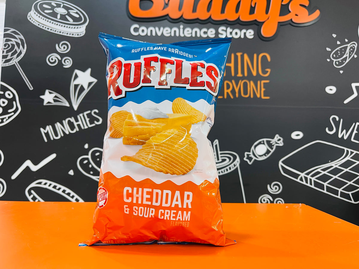 Ruffles Cheddar and Sour Cream Buddys Convenience Store