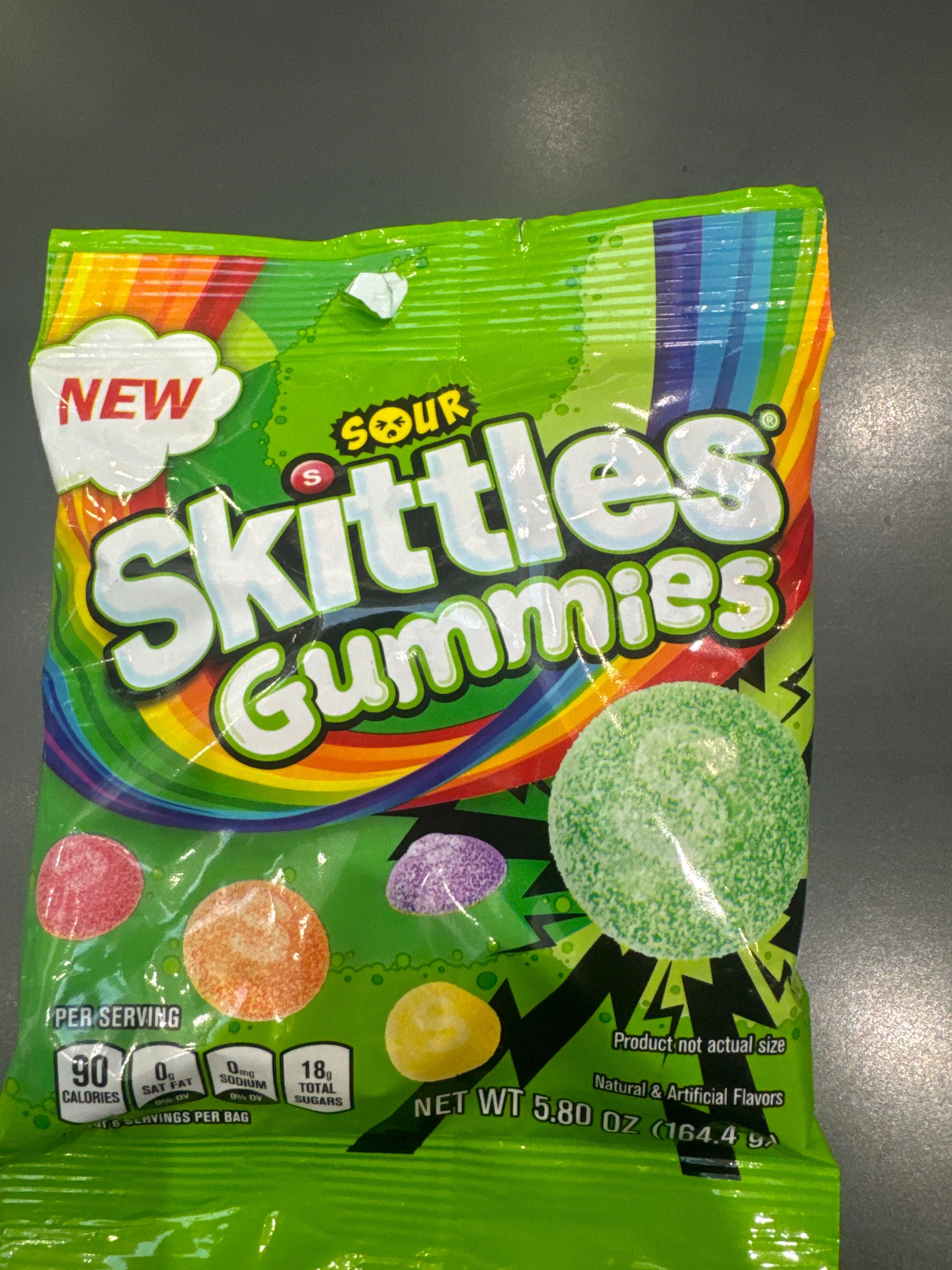 Skittles sour gummies 164.4g