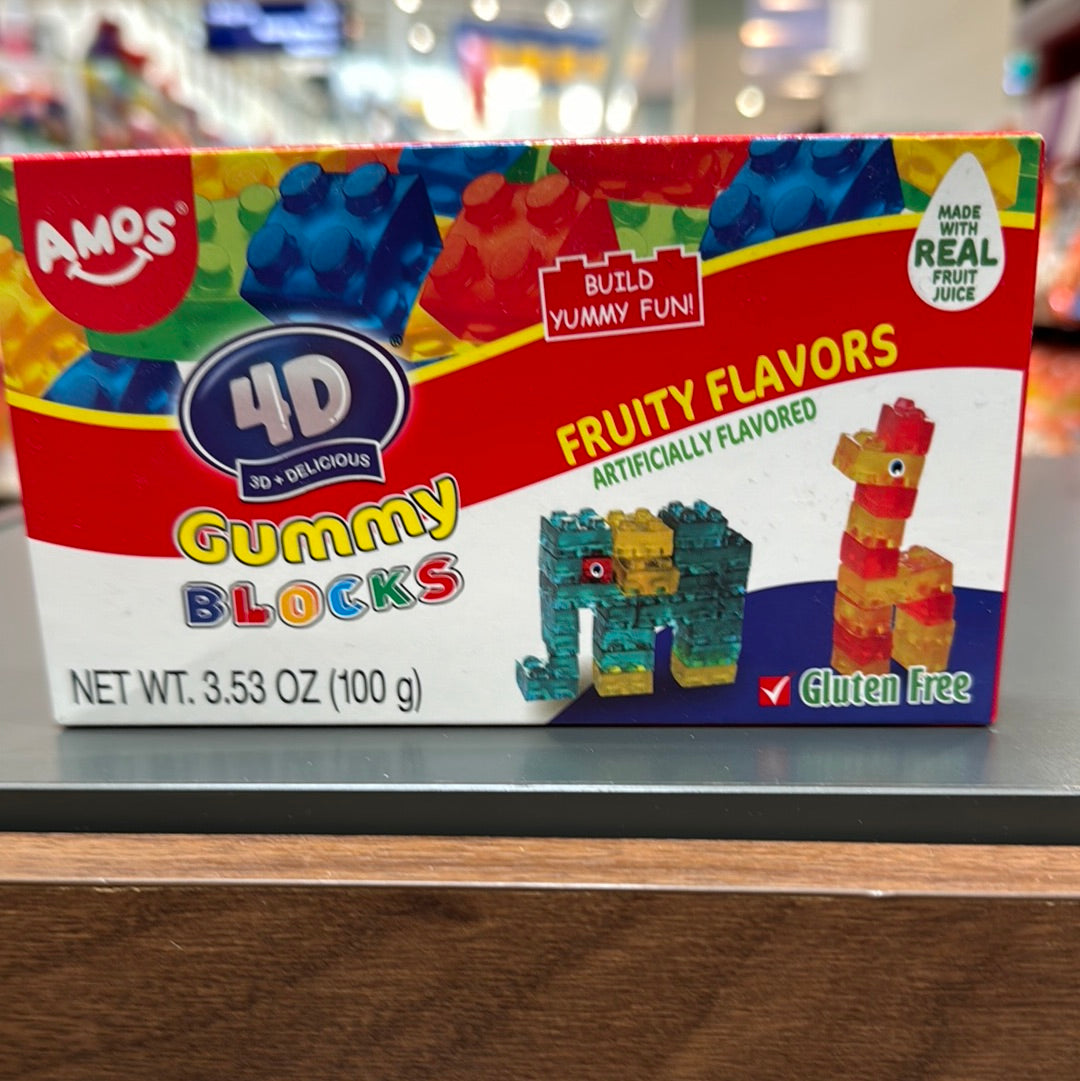 4D Gummy Blocks 100g