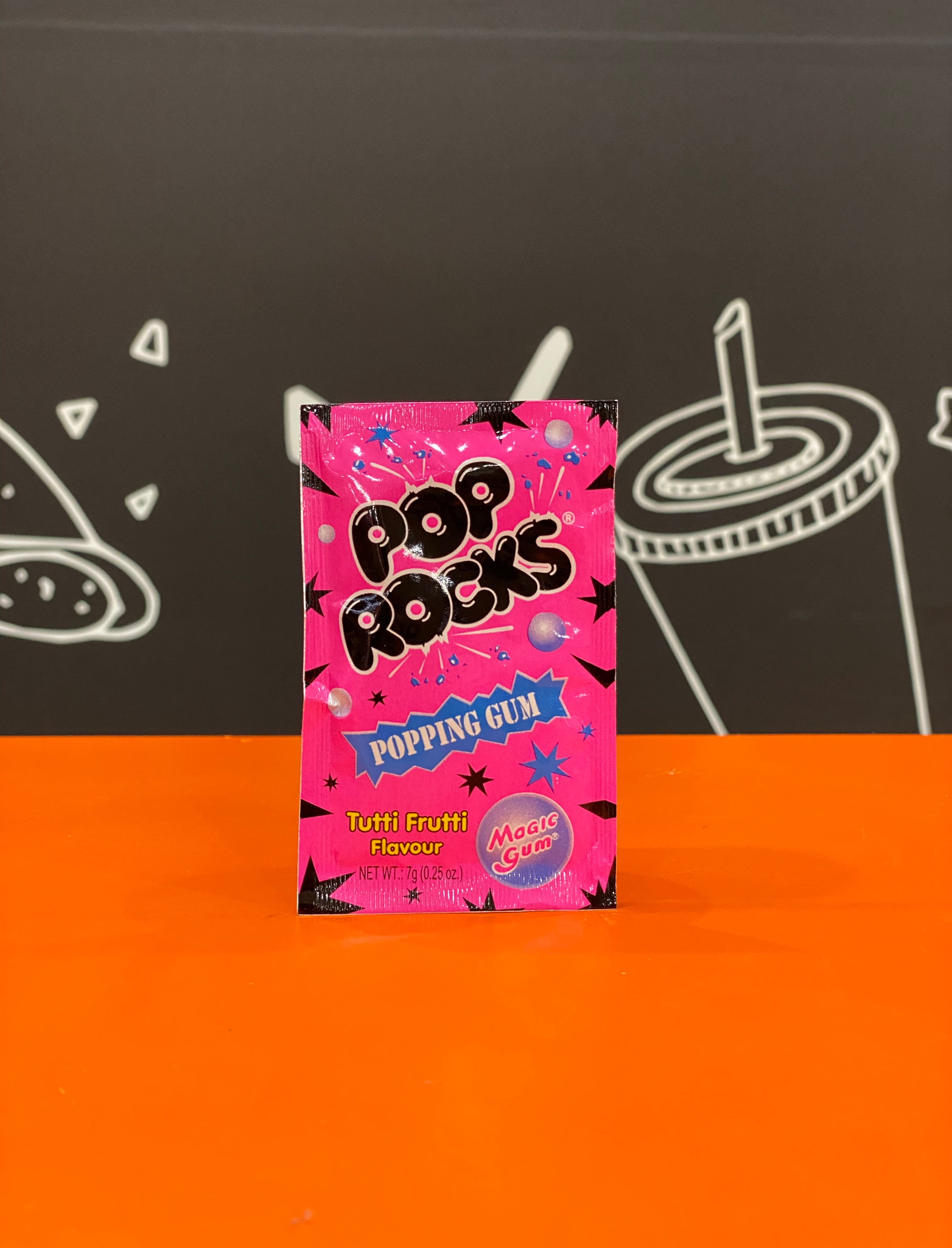 Pop Rocks Popping Gum tutti fruity