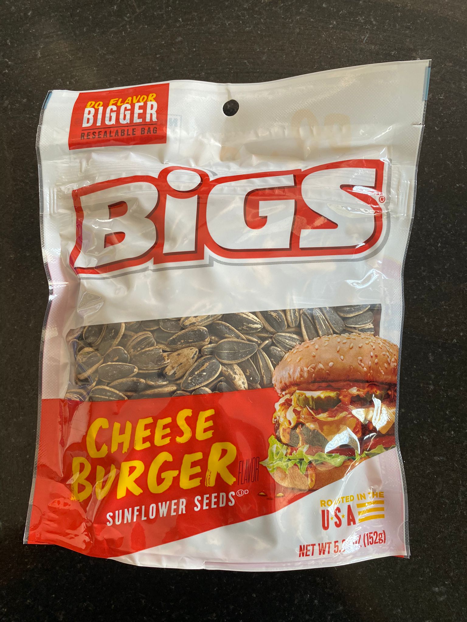 Bigs Sunflower Seeds Cheese Burger