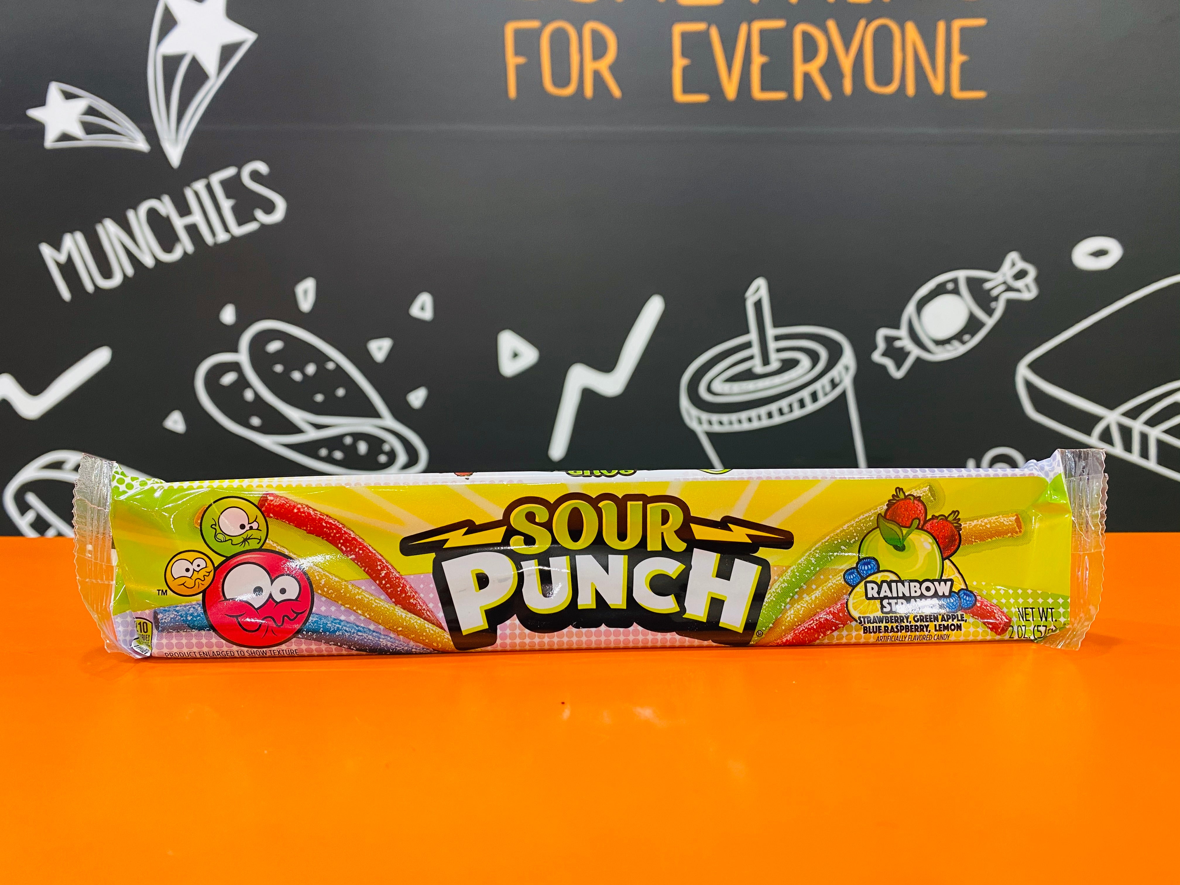 Sour Punch Rainbow Straws