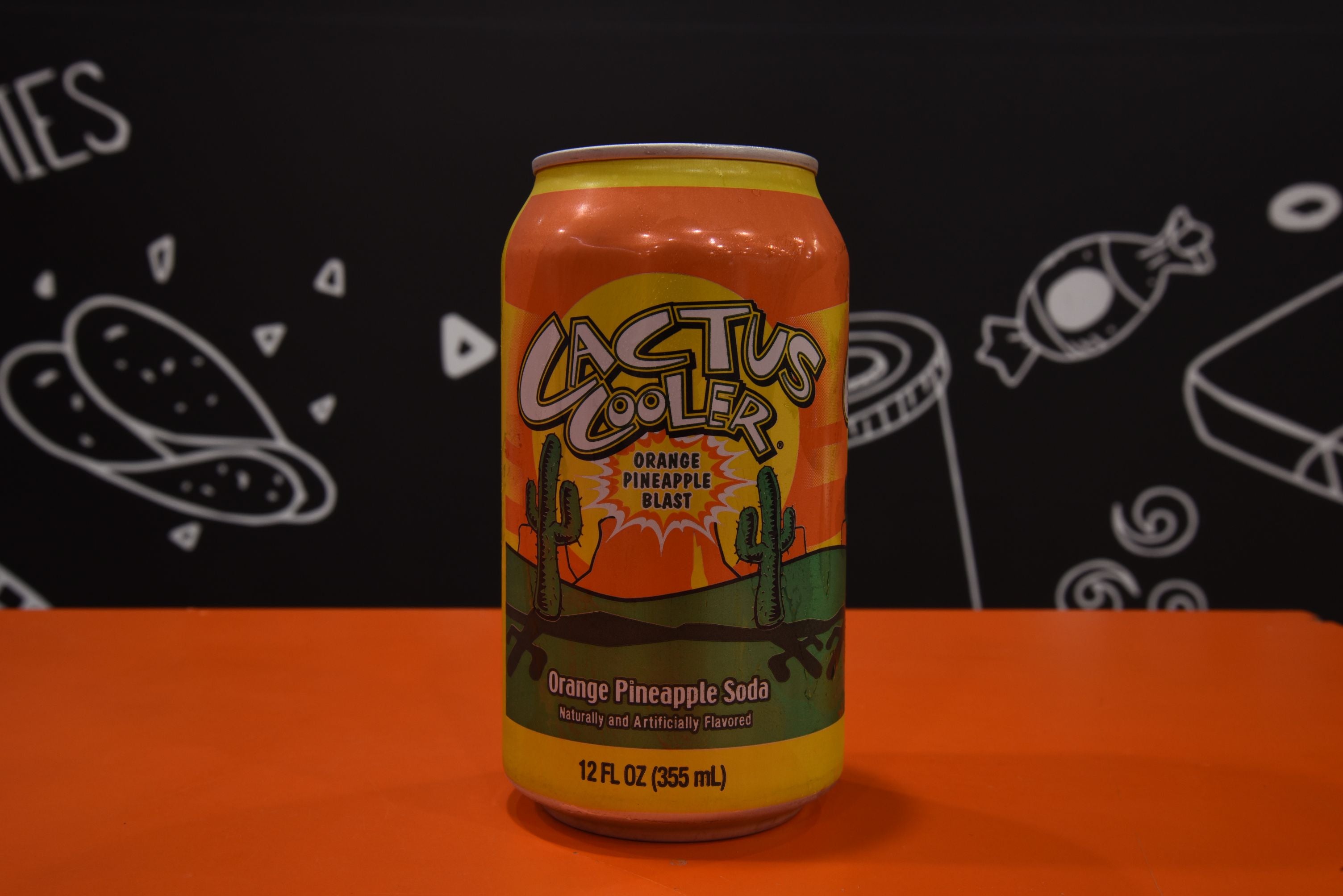 Cactus Cooler ORANGE PINEAPPLE Soda Pop 1 - 12 PACK 12 Oz Cans